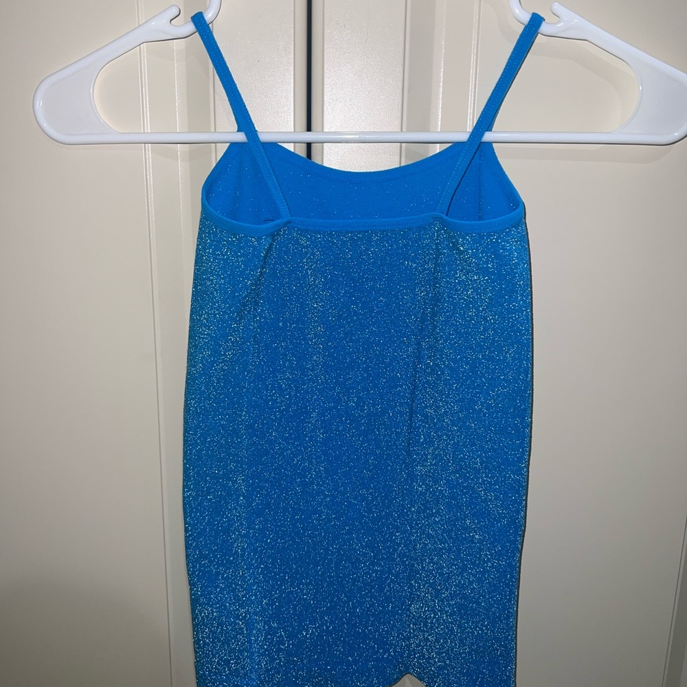 Malibu Sugar Sparkly Spaghetti Strap Tank OS - Picture 2 of 3